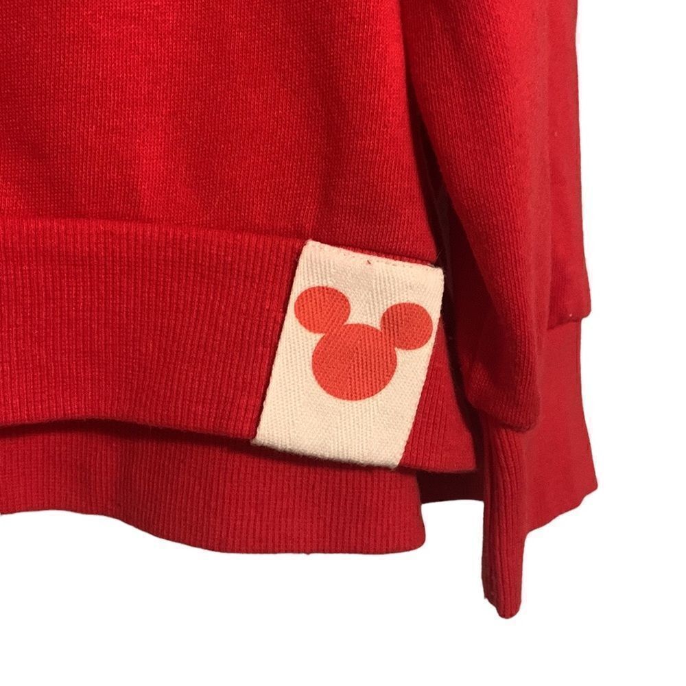 Disney Sweatshirt Junior's Size XXL Mickey Mouse Red - Picture 3 of 8